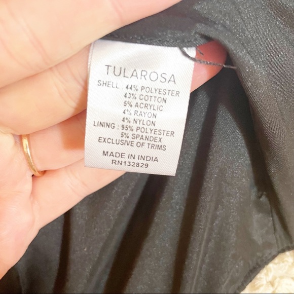 TULAROSA Revolve Santa Fe Fringe Macrame Open Jacket Geo Tribal Aztec Medium - Picture 6 of 7